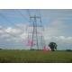 Greenfield tower for overhead transmission line project