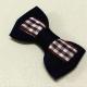 Tuxedo Solid Grosgrain Ribbon Bow Crafts Formal Occasion Use For Men