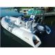 2022 hard bottom inflatable boat  13ft orca rib390C with back cabin  and fibberglass end