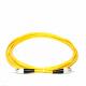 3m Yellow FTTHPatch Cord Single Mode Type For Data Processing Networks