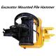 26-38ton Manganese Plate Excavator Hammer Attachment Vibratory For Doosan Xcmg