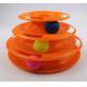 Interactive Cat Ball Toy Exerciser Game Teaser Anti-Slip Active Healthy Lifestyle Suitable for Multiple Cats