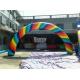 Colorful Advertising Inflatable Finish Line Arch With Logo Printing