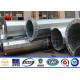 90ft 110kv Burial Galvanized Metal Pole For Distribution And Transmission