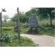 Animated Silicon Outdoor Dinosaur Statues Amusement Park Equipment