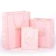 Litho Printing Pink Paper Gift Bags For Kids Birthday Holiday Presents