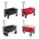 Sturdy Green 4 Wheel Hand Push Garden Wagon Tool Cart with 260KGS Weight Capacity