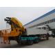 16t Knuckle Boom Truck Mounted Crane SQ16ZK4Q Max Lifting Torque 40 T M