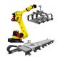 6 Axis Industrial Robot Arm R-1000iA With CNGBS Linear Tracker And Robot Gripper For Pick And Place