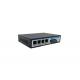 10Gbps Power Over Ethernet Switch 4 Port Wide Operating Temperature Range