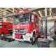 12250kg Six Cylinder 2400r/Min Fire Pumper Truck, Emergency Rescue Vehicle