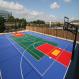 PP interlocking tiles is suitable for outdoor basketball and tennis sport court