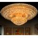 Modern Luxury Indoor Crystal Gold Ceiling Light For Indoor