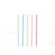 Food Grade Bleached Polka Dot Paper Straws With Non Toxic Harmless Ink