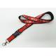 3.8cm Width Flat Polyester Name Tag Lanyards With Personal Custom Logo