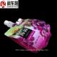 Nozzle Custom Packaging Bags , Stand Up Plastic Drink Bag With Gravure Printing