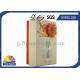 Flower Decorated Luxury Rigid Gift Box / Cardboard Gift Box For Soap Packaging