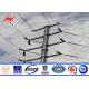 12m 800 Dan Electrical Power Pole For 33kv Transmission Line Project