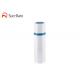 Round Rotating Airless Pump Bottle Vacuum Plastic White Color For Lotion