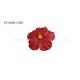 Elegant Artificial Hibiscus Rosa - Sinersis 4 Inch Red Flower Eco Friendly