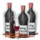 Zip sealed liquor bubble bags bottle protector Travelling liquor bubble sleeves air wine bubble bags Zipped bottom plast