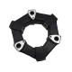 16AS Excavator Hydraulic Pump Coupling 20x20x8 Black Color For CF-A-16