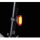 400mAh Rechargeable Bicycle Light White/Red/Custom LED 2-3Hrs Charging