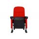 Commercial Grade Theatre Seating Chairs , Theater Room Seating Cold Rolled Steel Frame