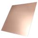 H65 Pure Copper Plate Sheet 4x8 Size 0.5mm Thickness OEM ODM