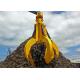 Steel Long Life Orange Peel Grab Hydraulic Bulk Grab Bucket As Part Of Crane