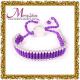 Fashion purple red links friendship bracelets jewelry for women decorating LS013