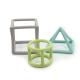 Silicone Geometry Teether FDA Approved Teething Toys For Baby