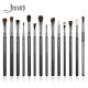 Handmade 14pcs Jessup Professional Makeup Brushes Set