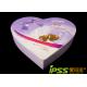 Heart Shape Cardboard Packaging For Food / Christmas Gift Box