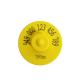 960MHz Farms Cattle Eid Ear Tags Yellow Color 96 Bits