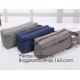 Wholesale Men Vintage Zipper Cosmetic Bag Leather Wash Cotton Canvas Makeup Bag Toiletry Bag, bagease, bagplastics