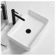 Slim Edge Wash Basin Above Counter Ceramic Small Space Wash Basin Designs