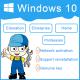 Home Enterprise Education Win10 Pro Genuine Permanent Activation Code Serial Number