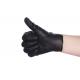 Hair Salon Latex Free Vinyl Disposable Gloves Black Color 5 Years Shelf Life