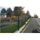 PE Coated Green RAL6005 Welded Wire Mesh Fencing For Garden Protection