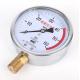 Shockproof Stainless Steel Pressure Gauge M20*1.5 Negative Air Pressure Gauge