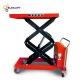 Button Switch Hydraulic Pallet Lift Table Cart Capacity 1000lbs