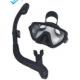 Diving mask with dry snorbel with food grade silicone material