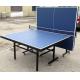 Family 2 Folded Movable Indoor Ping Pong Table MDF With Painted Table Top