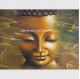 Thai Oil Painting, Modern Buddha Statue Oil Painting , Handmade Abstract Canvas Oil Paintings Oriental