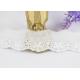 White Floral Embroidered Cotton Lace Trims Eyelet Lace Ribbon For Garment Market