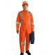 Soft High Visibility Overalls / Reflective Safety Workwear With Clear ID Pocket