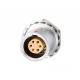 Push-pull Self-locking Connector Circular Industrial Control B Series Z6 Connector 6-pin Female To 6-pin Signal Sensor
