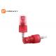 18mm Red 18/415 Fine Mist Sprayer For Make Up Bottle 0.1-0.15ml/T Discharge Rate