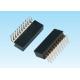 2A Current Rating Female Header Connector Phosphor Bronze Contact Material